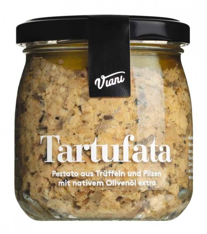 TARTUFATA - Pestato di funghi misti e tartufo, pestato de champignons et truffes, Viani - 170g - Verre