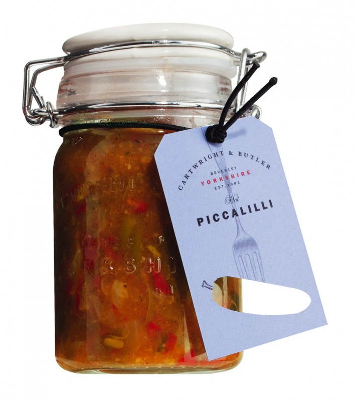 Piccalilly Chutney, Ingelegde Groenten in Mosterdsaus, Cartwright en Butler - 230 g - Glas