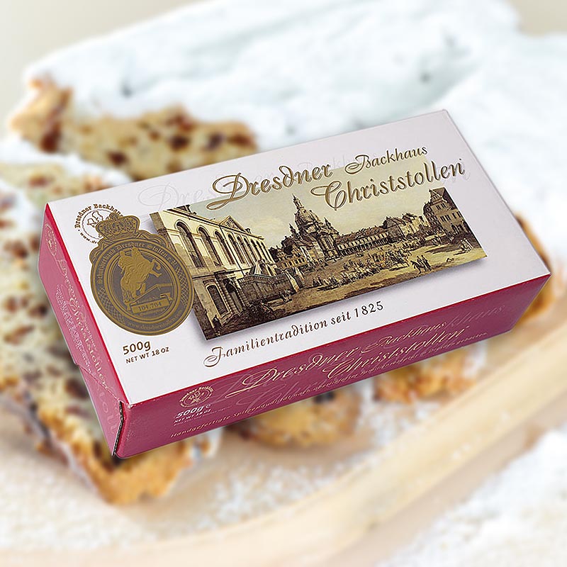 Christmas cookies - Christstollen Dresdner Backhaus - 500 g - foil