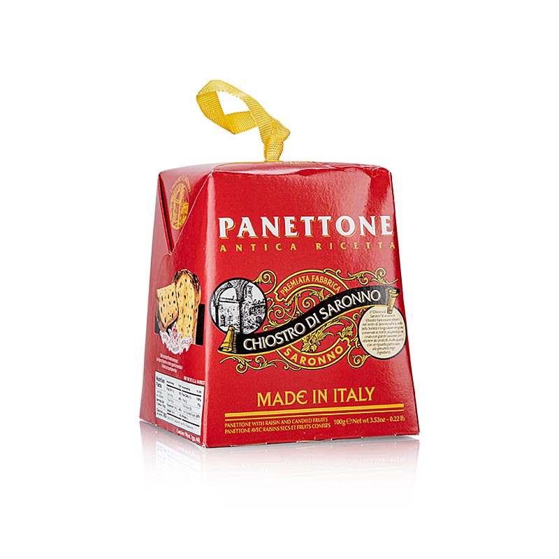 Christmas cake Panettone Classic, Lazzaroni - 100 g - carton