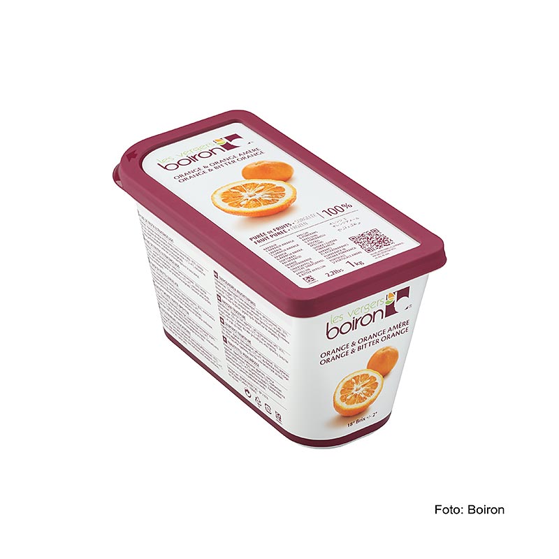 Boiron Orangen Püree (Orange amere), mit 15% Bitterorange, ungezuckert - 1 kg - Pe-schale