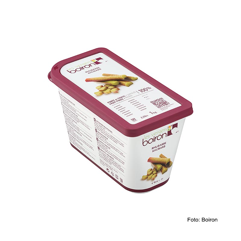 Boiron Rhabarber Püree, ungezuckert - 1 kg - Pe-schale