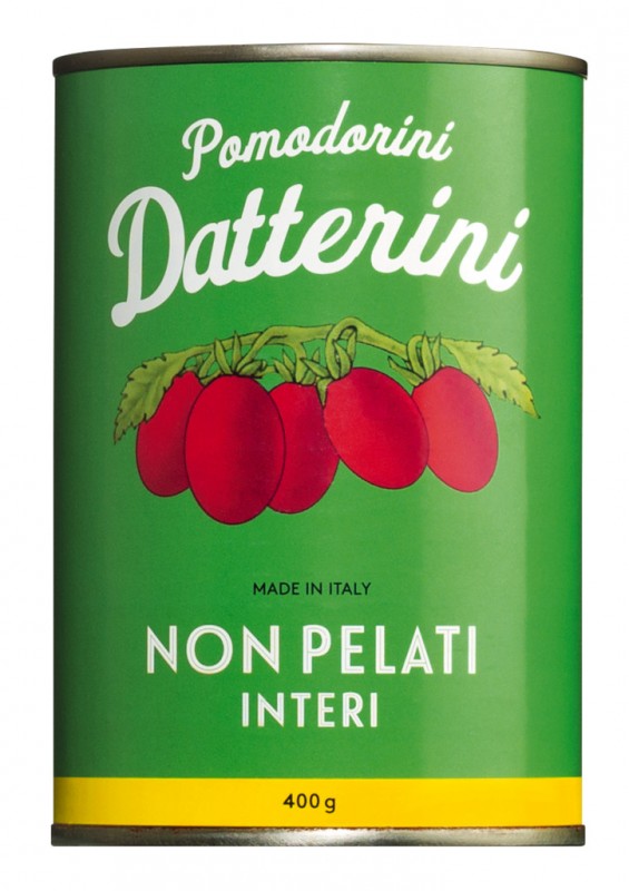 Pomodori datterini Vintage, dadeltomaten, niet gepeld, Il pomodoro piu buono - 400 gram - stuk