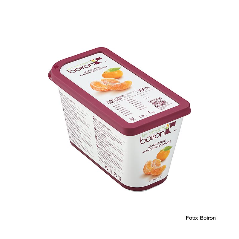 Boiron mandarijnenpuree, fruit uit het Middellandse Zeegebied, ongezoet - 1 kg - Pe-shell