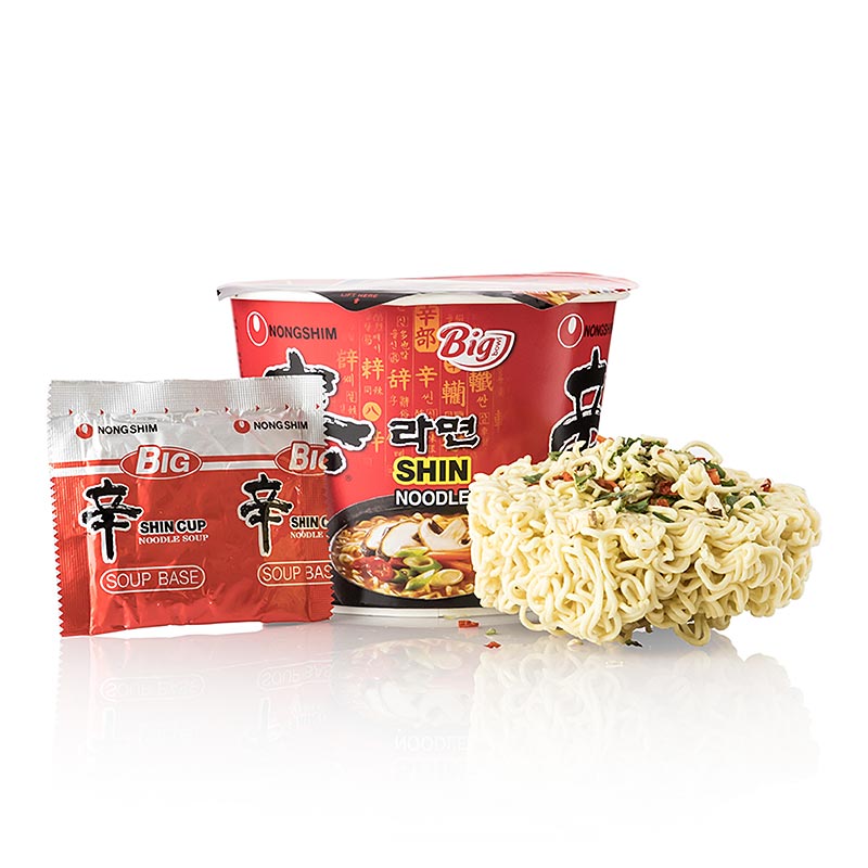 Nouilles instantanees Ramyun Shini Big Bowl, tres epicees, Nong Shim - 114g - paquet