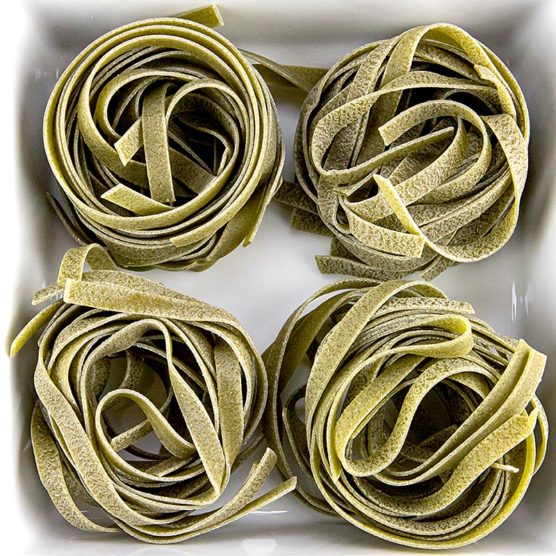 Granoro Dedicato - Tagliatelles Nidi Spinaci, No.80, nids de pates en ruban - 500g - paquet