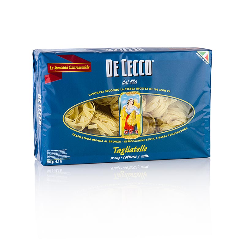 Tagliatelles De Cecco, n°203 - 500g - sac