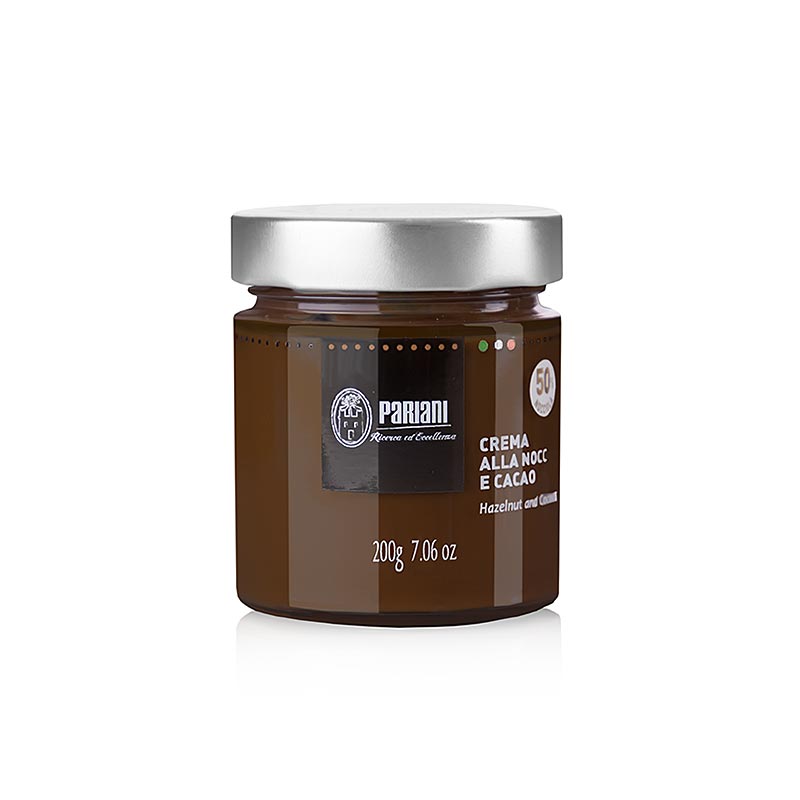 Tartinade de noisettes au cacao, pariani - 200 g - Verre