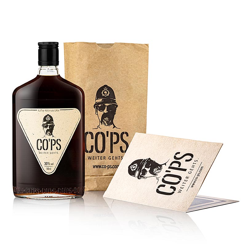 COPS - Coffee-Colanut Liqueur, 30% vol. - 500 ml - bottle