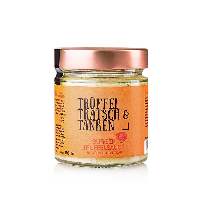 Truffes du jardin d`epices, sauce burger Gossip et Tanken avec cheddar et truffes - 180 ml - Verre