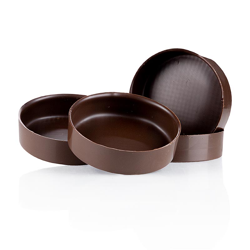 Coupe Tartelettes au Chocolat, Ø 7 cm, Dobla (11215) - 858g, 66 pieces - Papier carton