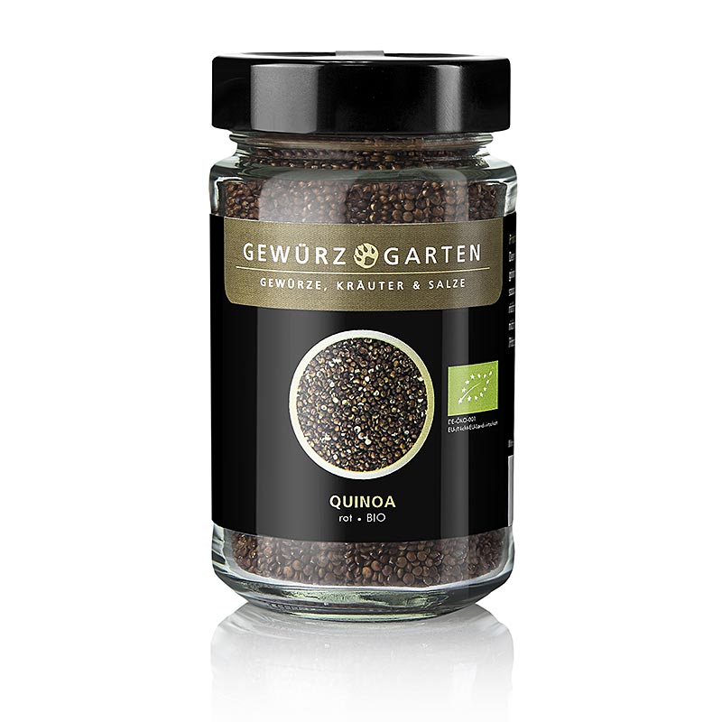 Spice Garden Quinoa, rouge, le grain miracle des Incas, bio - 180g - Verre