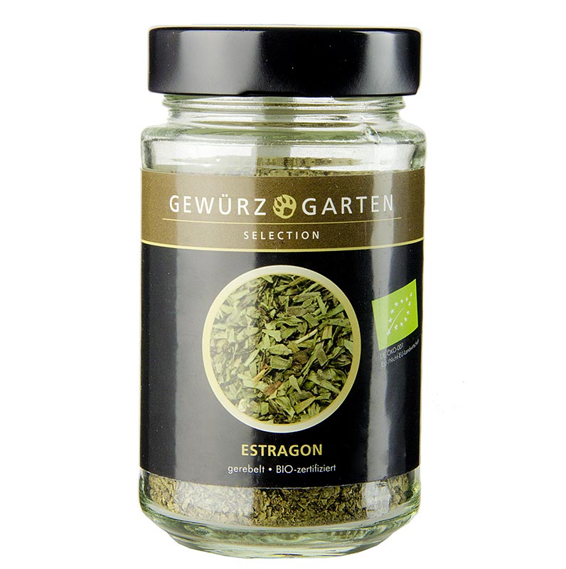 Spice garden tarragon, rubbed, organic - 35 g - Glass