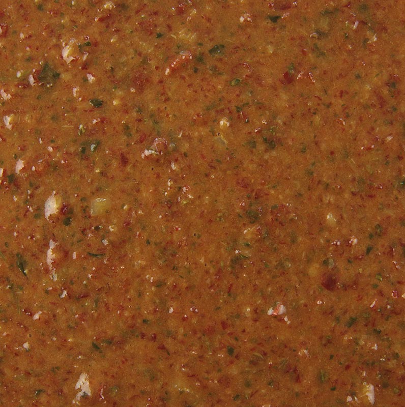 Sauce Mojo rouge Spice Garden, avec poivrons, piment et coriandre - 225 ml - Verre