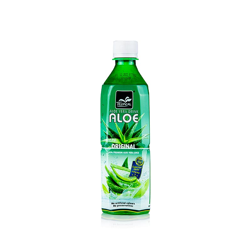 Boisson à l`aloe vera, naturelle, tropicale - 500ml - bouteille de pe