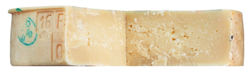 Montasio DOP, stagionato oltre di 18 mesi, fromage a pate mi-dure au lait de vache, affine pendant plus de 18 mois, Pezzetta - environ 5,8 kg - kilos