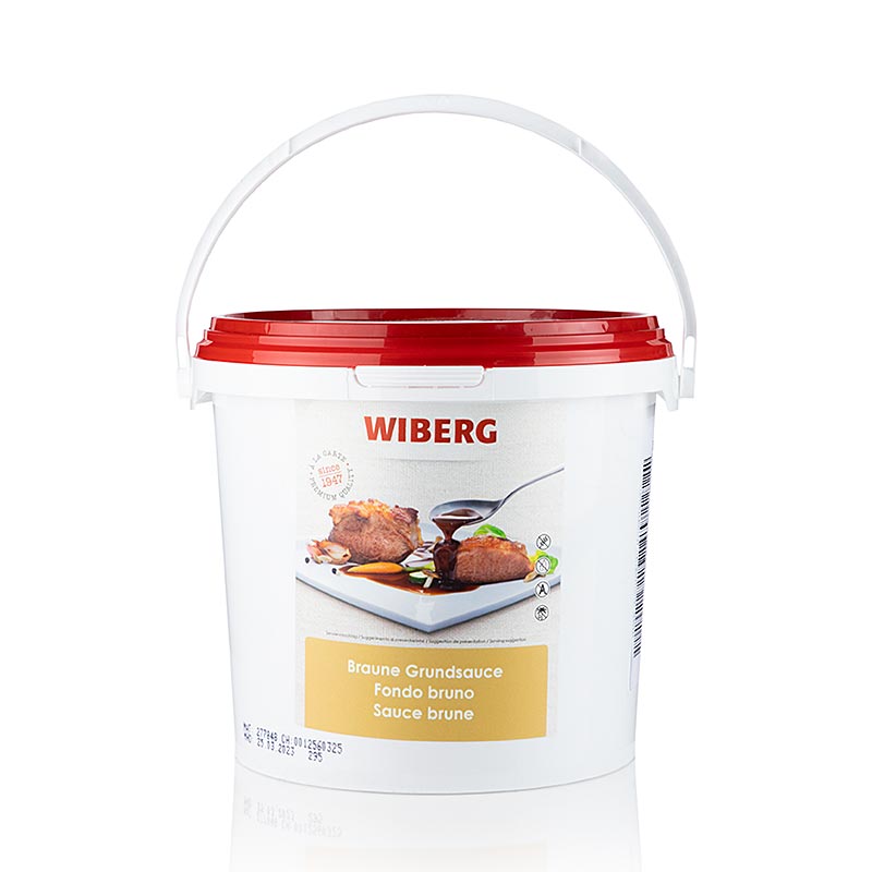 WIBERG Sauce de base brune, pateuse, pour 15 litres - 3 kg - Seau PE