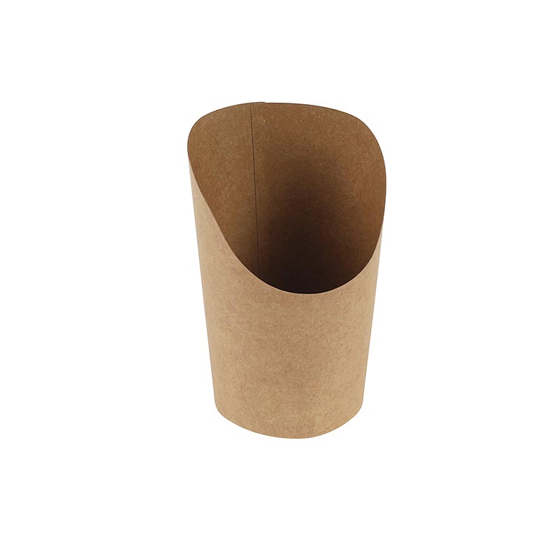 Engangs Naturesse Take Away Wrap Cup, Kraft / PLA, 360 ml, 8,5 / 6x12 cm - 50 stk - stykke