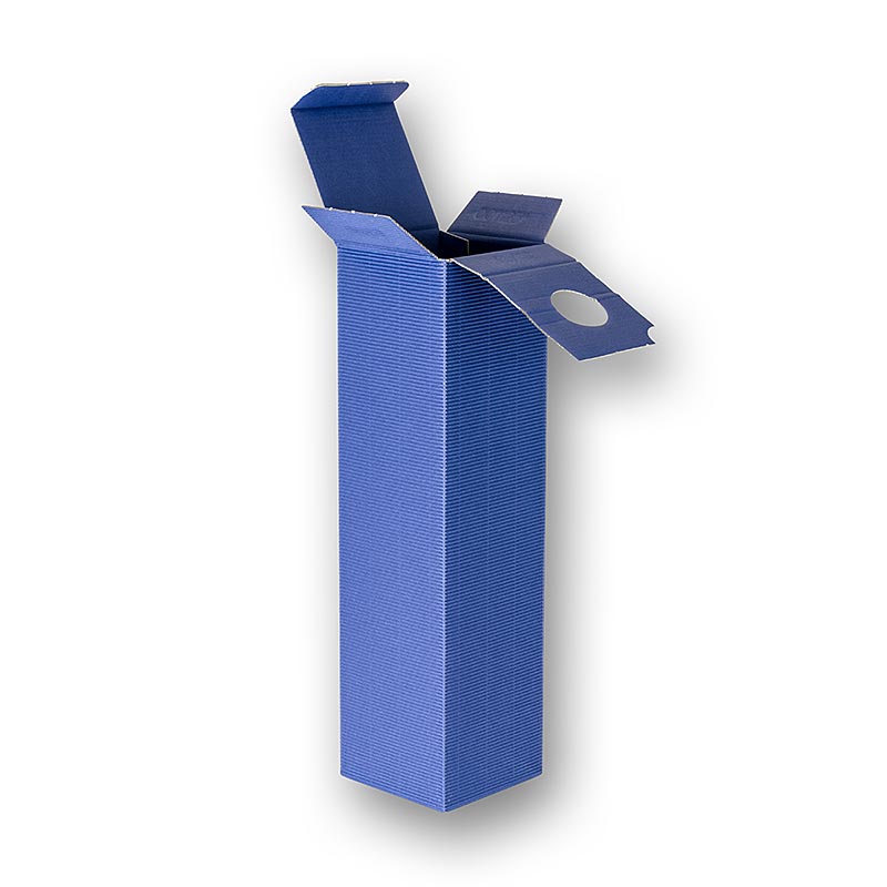 Coffret vin moderne bleu, 1 coffret cadeau, 360x90x90 - 1 piece - Lache