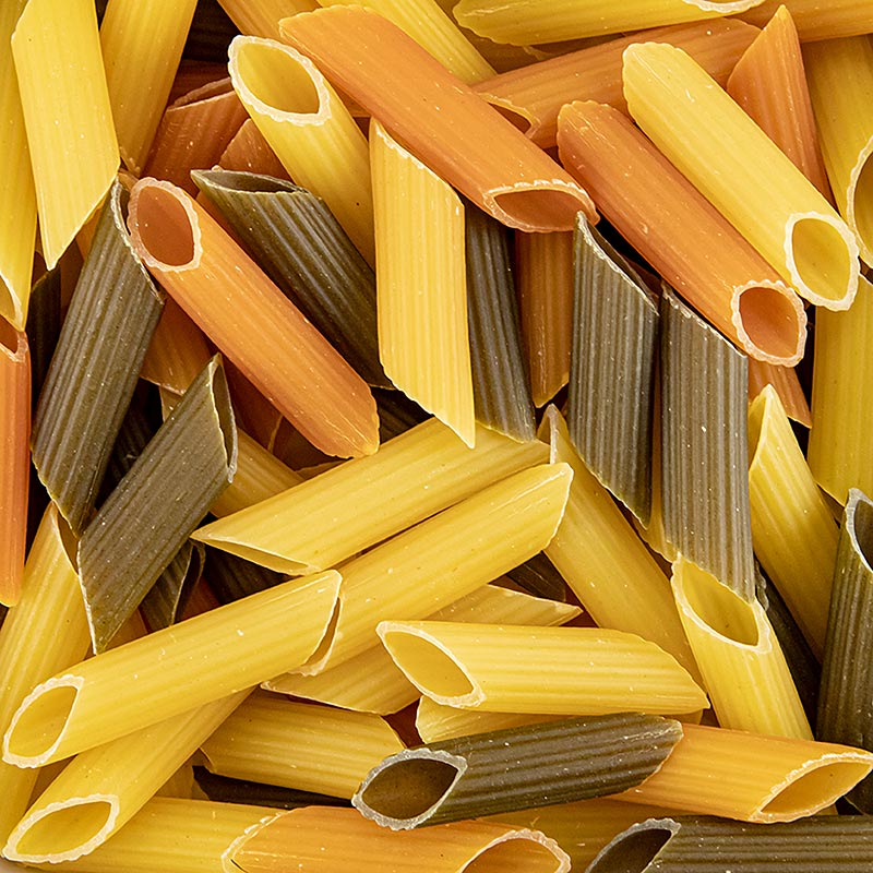 Acolore Fantasia Pasta Penne Tricolore, Casa Rinaldi - 500g - sac