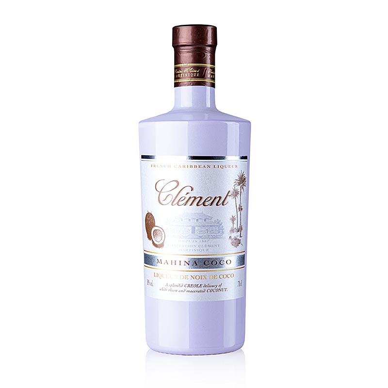 Clement Mahina Coco Liqueur de noix de coco des Caraibes, 18% vol., Martinique - 700ml - bouteille