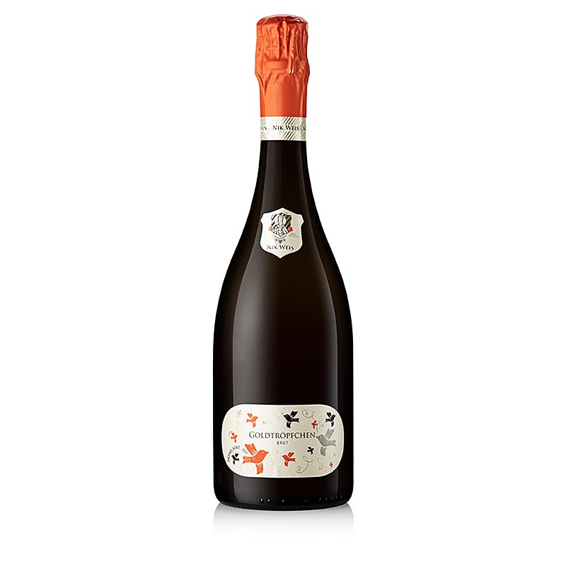 2018 Goldtröpfchen Riesling vin mousseux, brut, 12,5% vol., St.Urbans-Hof - 750ml - bouteilles