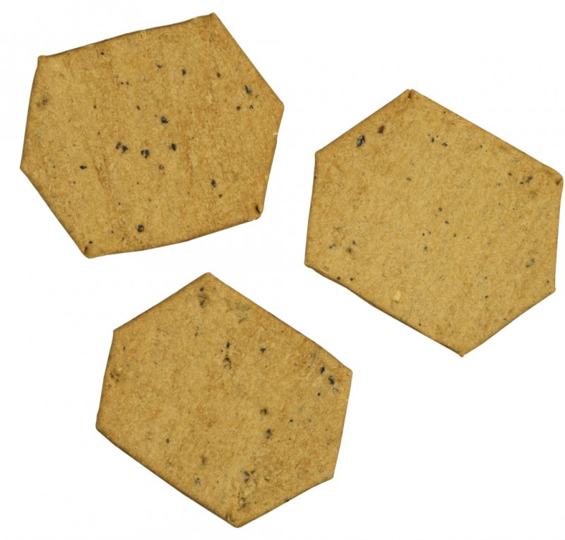 Walnoot, Honing en Extra Vierge Olijfolie Crackers, Crackers voor Walnoot, Honing en Olijfolie Kaas, The Fine Cheese Company - 125g - inpakken