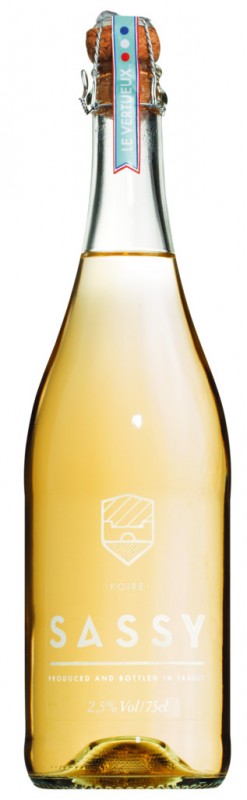 Cidre Poire, Le Vertueux, Sprankelende Peer, Sassy - 0,75L - fles