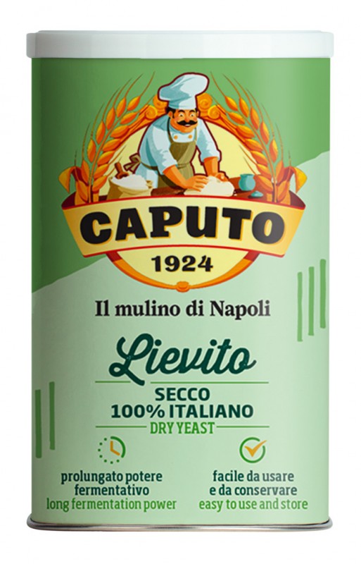 Lievito secco attivo in polvere, levure seche, caputo - 100g - peut