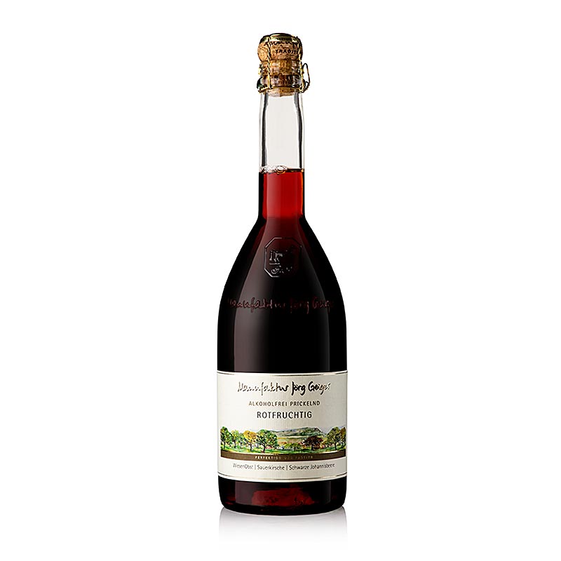 Jorg Geiger Sans alcool Petillant fruite rouge - 750 ml - Bouteille