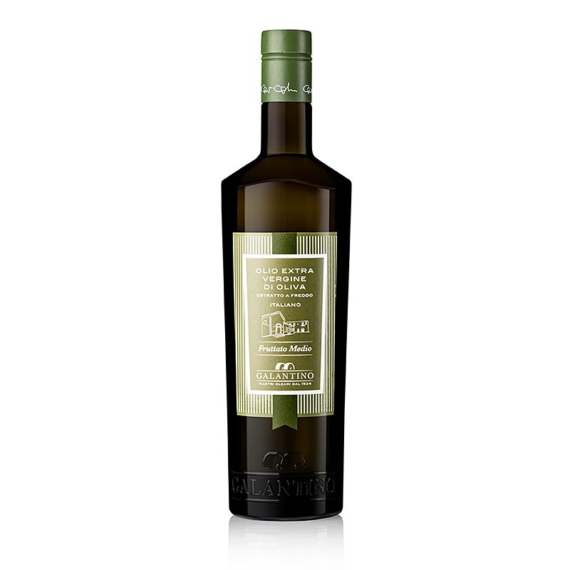 Huile d`olive extra vierge Galantino Il Frantoio, moyennement fruitee, Pouilles - 750 ml - Bouteille