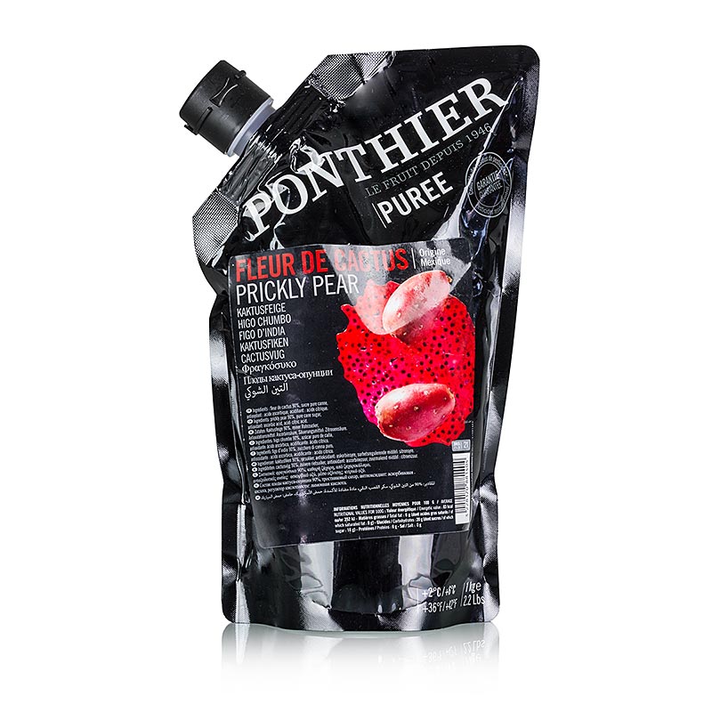 Ponthier puree - prickly pear, with sugar, 1 kg, bag