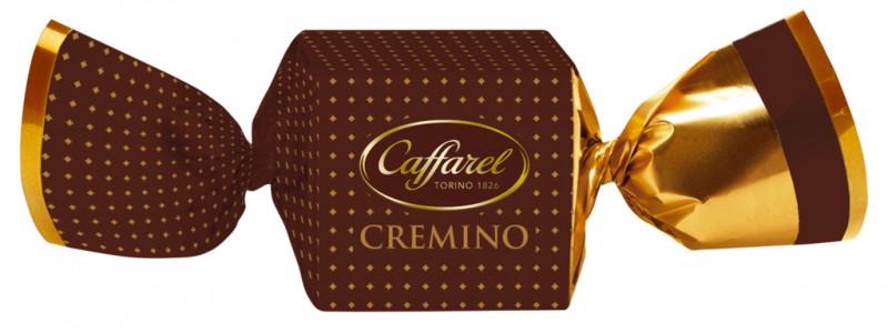 Dark Cremino Cubes, praliné en couches, noir, en vrac, Caffarel - 1 000 g - kg