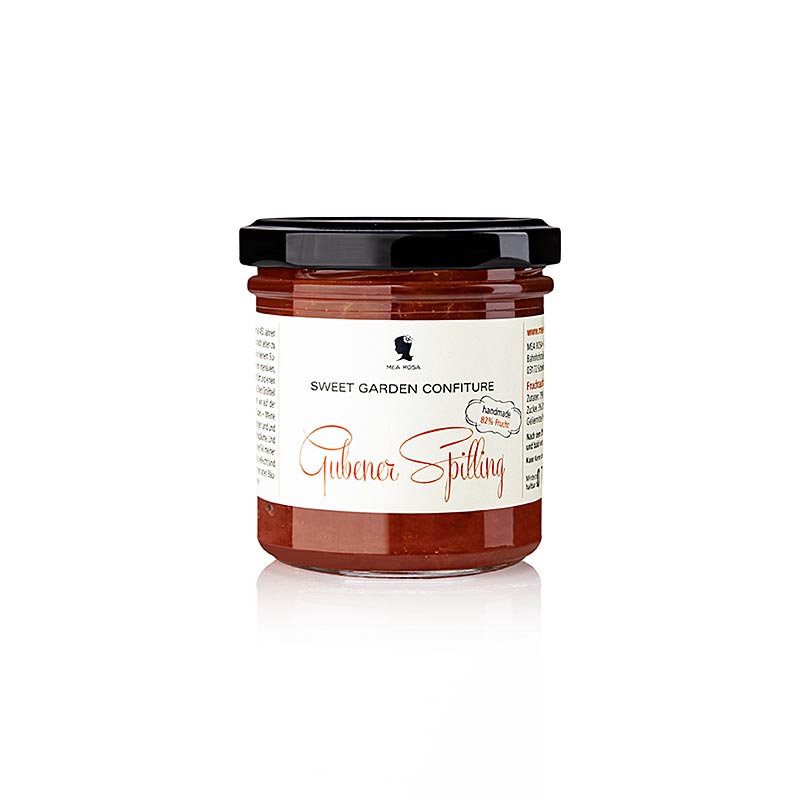 Confiture Sweet Garden - Tartinade de fruits Gubener Spilling (prune), Mea Rosa - 180g - Verre