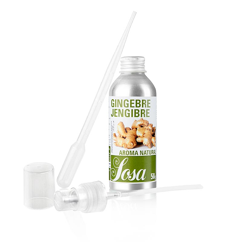 Arome Gingembre Naturel, Sosa liquide - 50 grammes - Bouteille