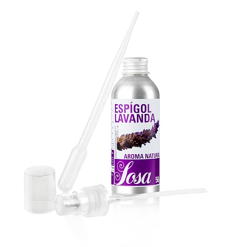 Arome Naturel Lavande, liquide Sosa - 50 grammes - bouteille en aluminium