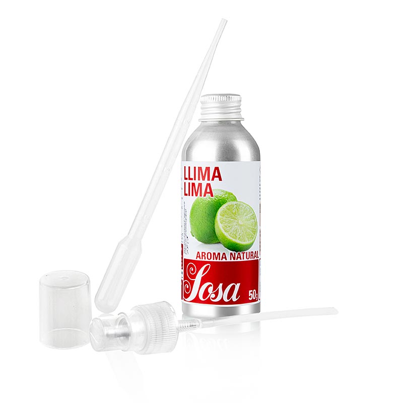 Aroma Natural Lime, liquid Sosa - 50 g - Aluflasche