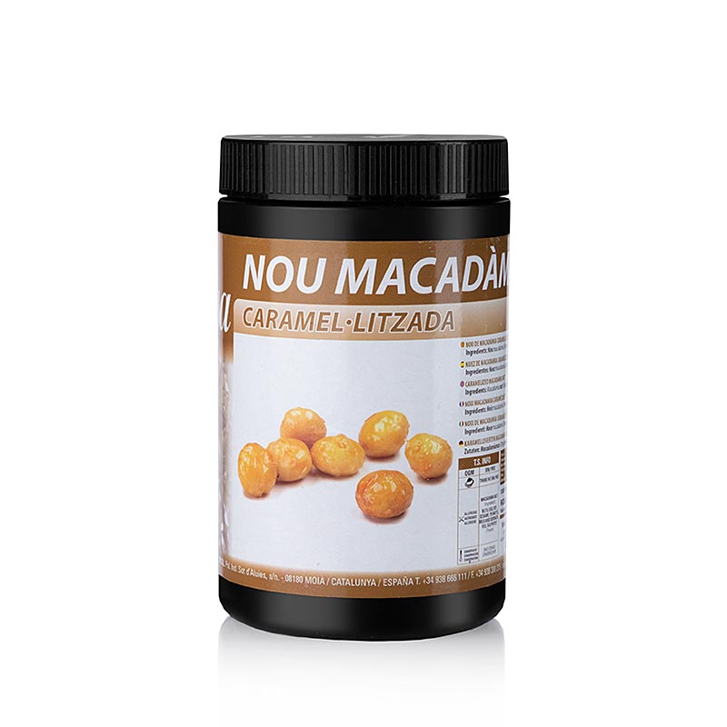 Sosa macadamia nødder, hel, karameliseret - 600 g - Pe-dosis