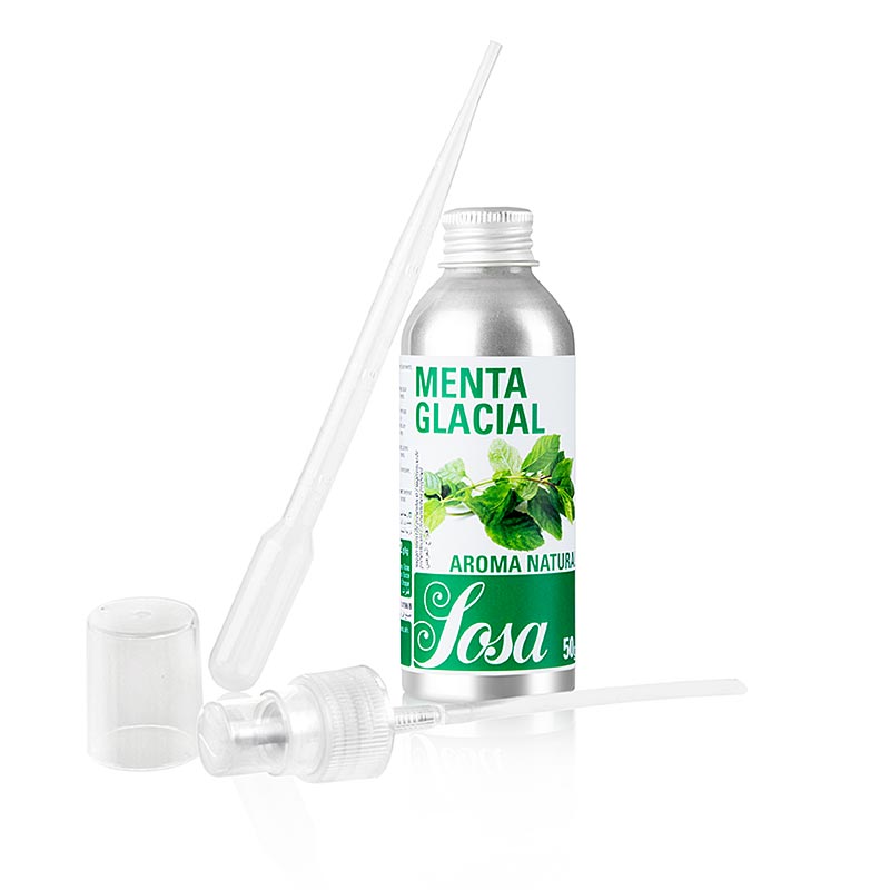 Arome Menthe Naturelle des Glaciers, liquide, Sosa - 50 grammes - Bouteille