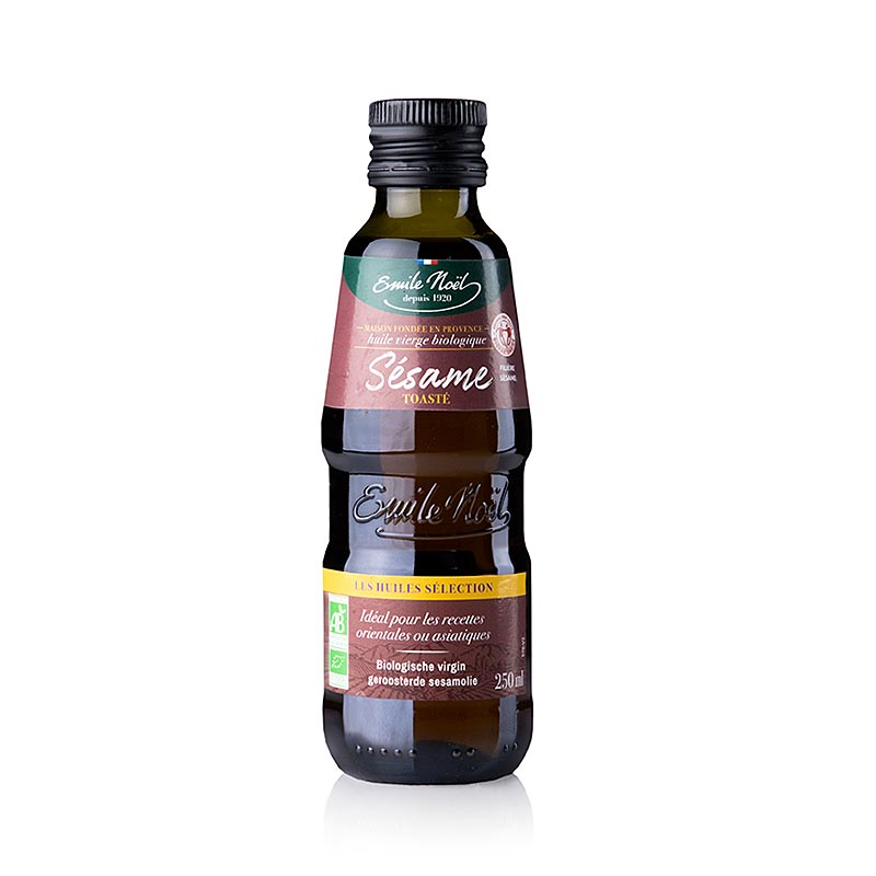 Sesame oil, roasted, Fairtrade, Emile Noel, ORGANIC - 250ml - Bottle