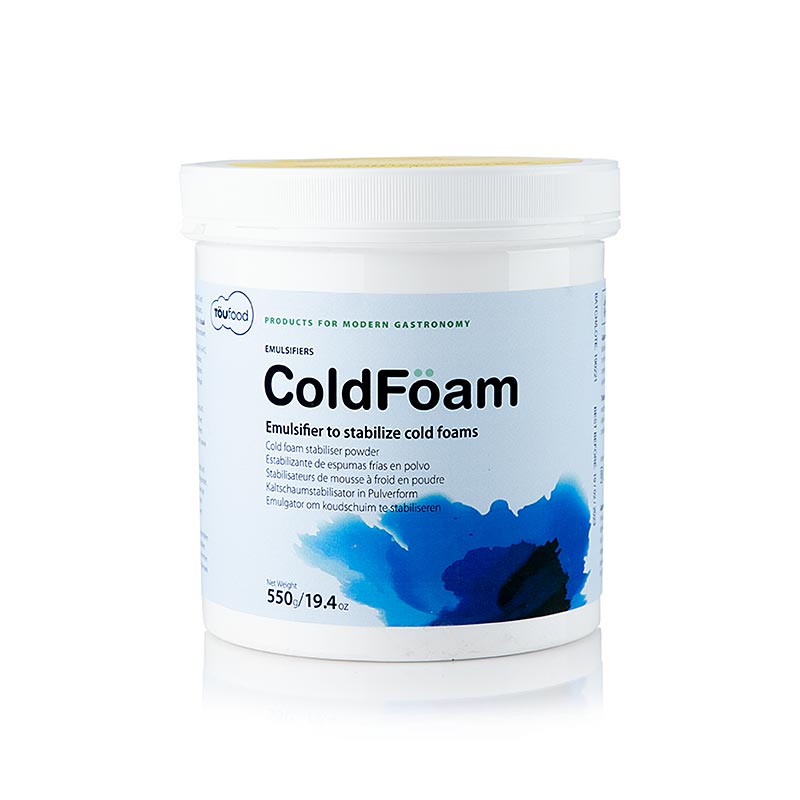 TÖUFOOD COLD FÖAM, stabilisator til emulsion (espuma kold) - 550 g - PE kan