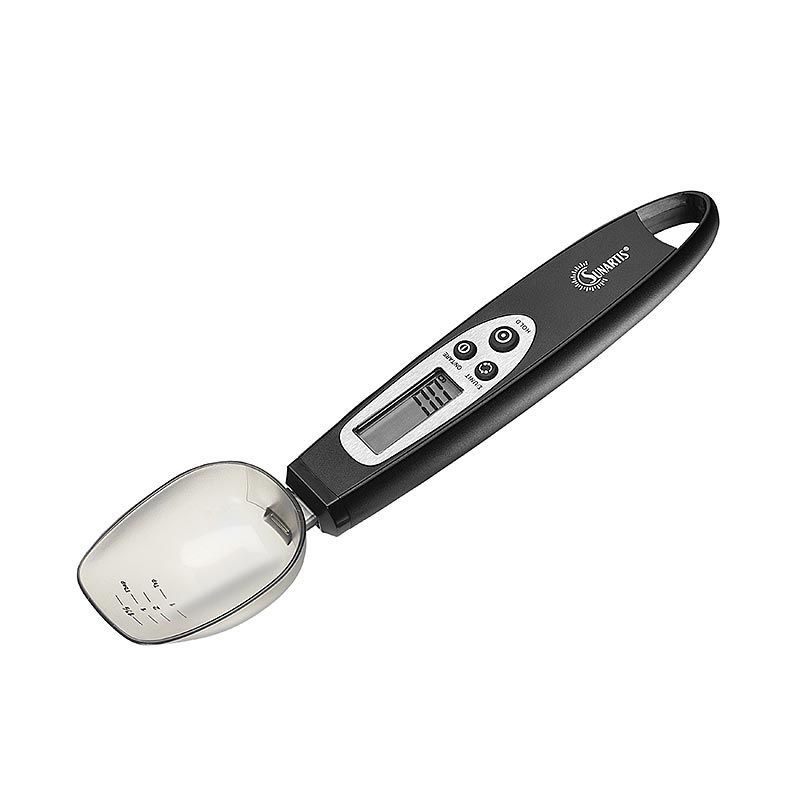 Balance a cuillere numerique Gourmet-Spoon, 219x48mm, 0,1g - 300g, noir - 1 piece - Papier carton