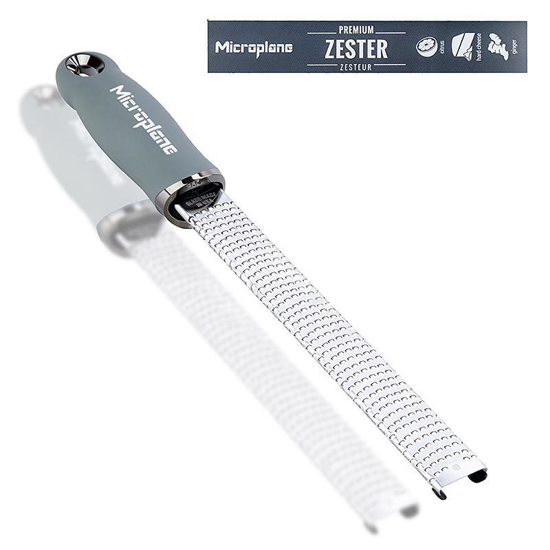 Microplane Premium Classic - tige, rape a zeste, manche vert eucalyptus / soft touch - 1 piece - Lache