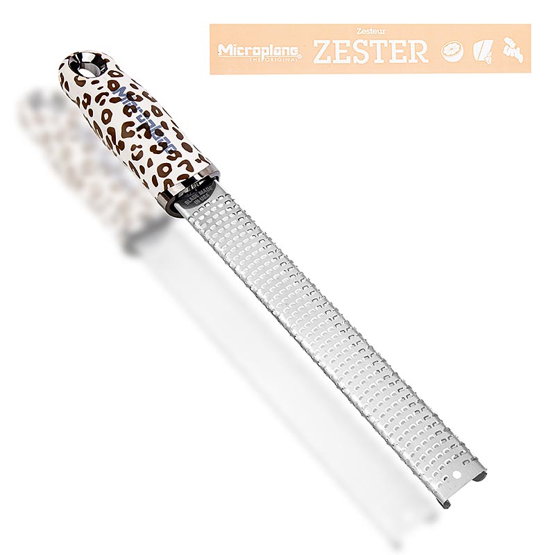 Rasp Microplane Classic, Zester FUNKY Leopard 53920 (Zester rasp) - 1 stuk - loszittend