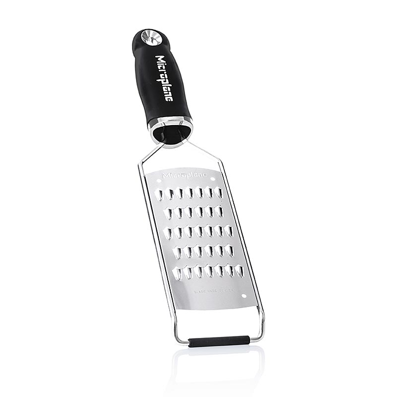 Serie Microplane Gourmet - Rape a julienne (fine), manche noir / soft-touch - 1 piece - film