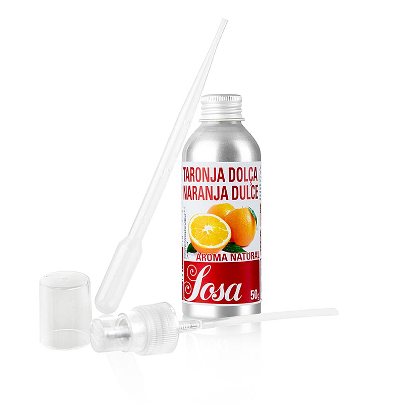 Arome Naturel orange douce, liquide Sosa - 50 grammes - Bouteille