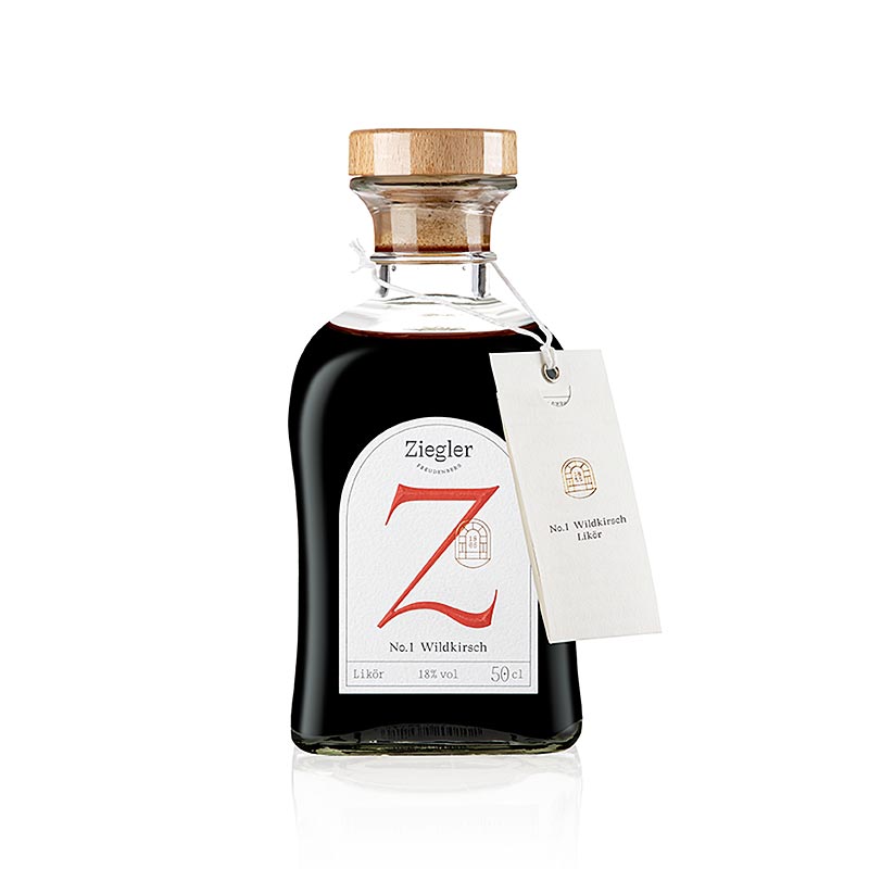 Cerise sauvage No.1 - liqueur, 20% vol., Ziegler - 500 ml - Bouteille