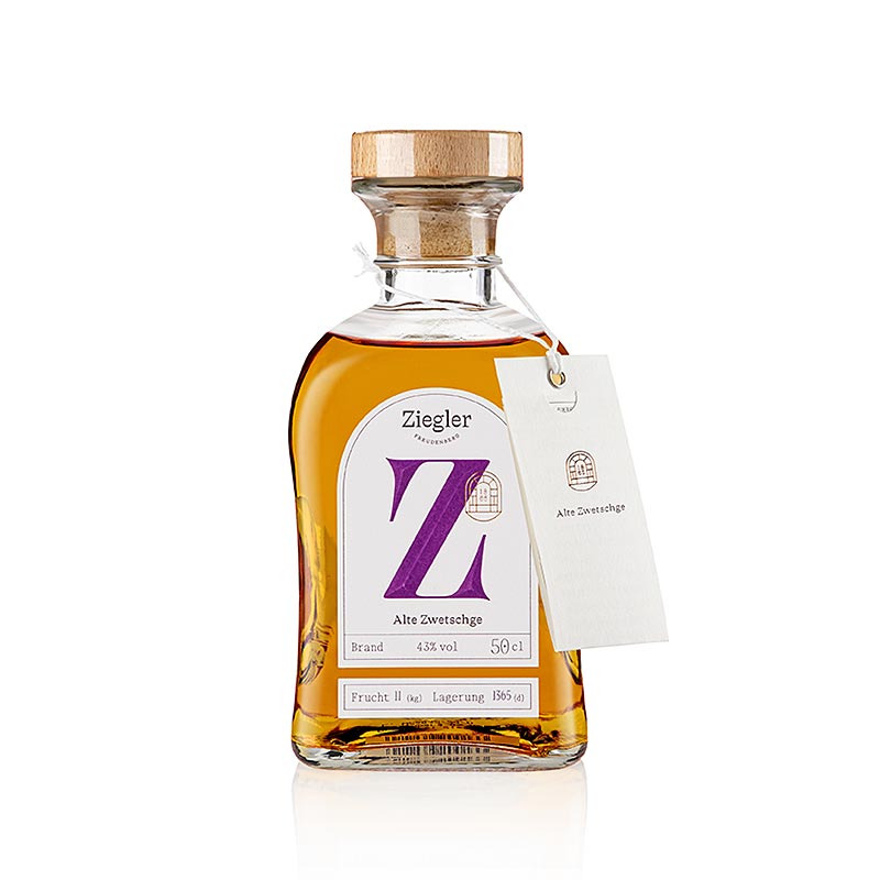 Alte Zwetschge (prune) - eau-de-vie, 43% vol., Ziegler - 500 ml - Bouteille