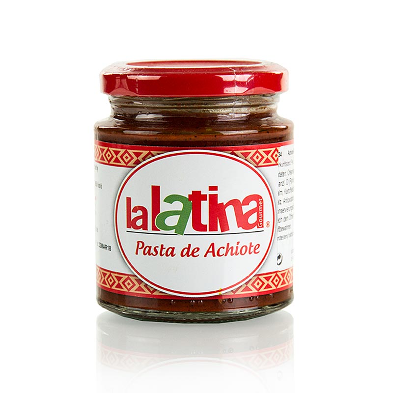 Pasta de Achiote (pate d`anatto rouge), Lalatina - 225g - Verre