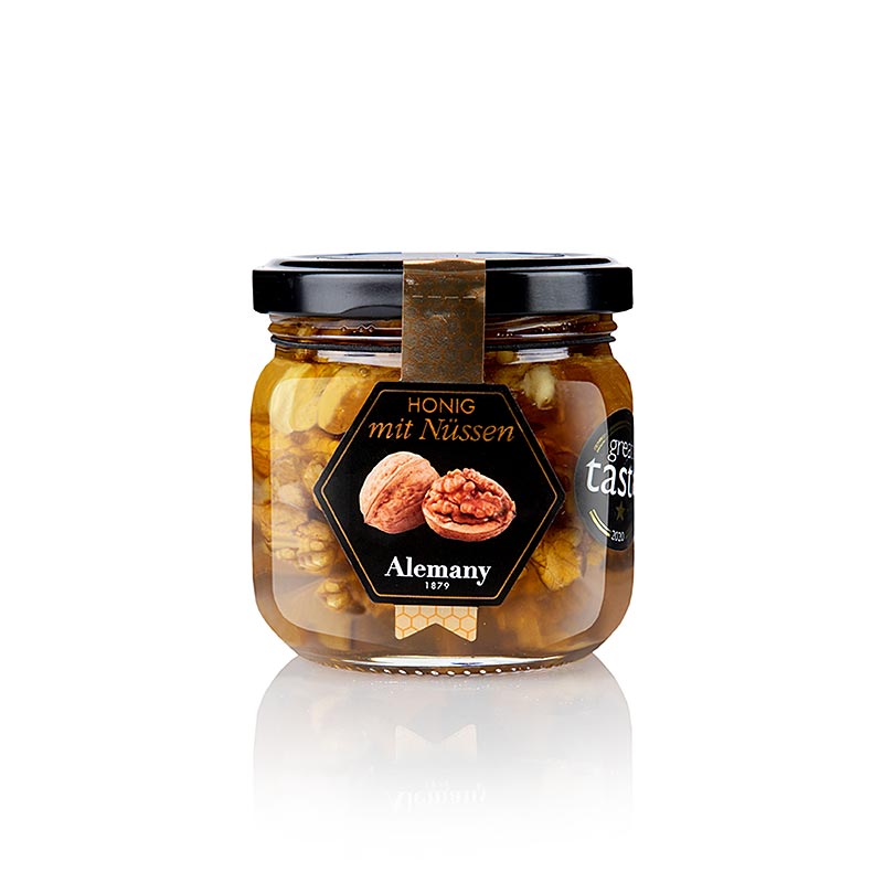 Honey with walnuts Mel amb Nous, Alemany - 250 g - Glass